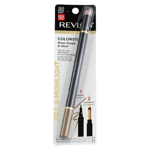 NWT 5/$25  Revlon Colorstay Shape & Glow Eye Brow Marker and Highlighter, Blonde - Picture 2 of 7